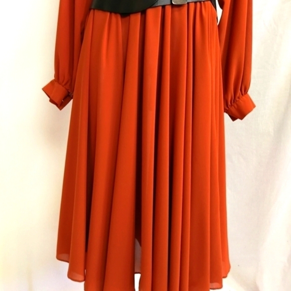 COPY - VINTAGE Grecian Cowl Neck Goddess Dress - 80s Glamour | TheStyleMinr.com - Picture 4 of 17